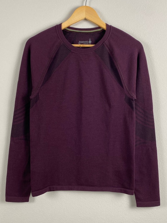 Smartwool Other - Smartwool Intraknit Active Base Layer Long Sleeve Top | Eggplant/Black